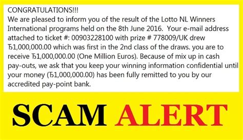 International Lottery Scams .